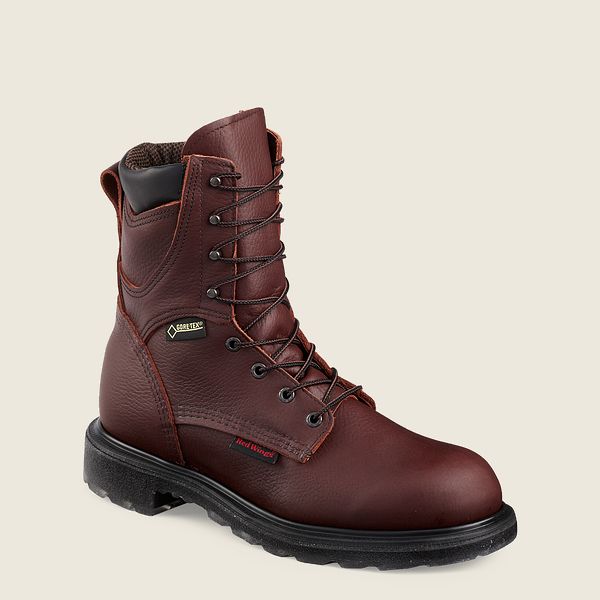 レッド ウィング(Red Wing) SuperSole® 2.0 - 8インチ防水ソフトトゥ ブーツ メンズ ボルドー JP14763